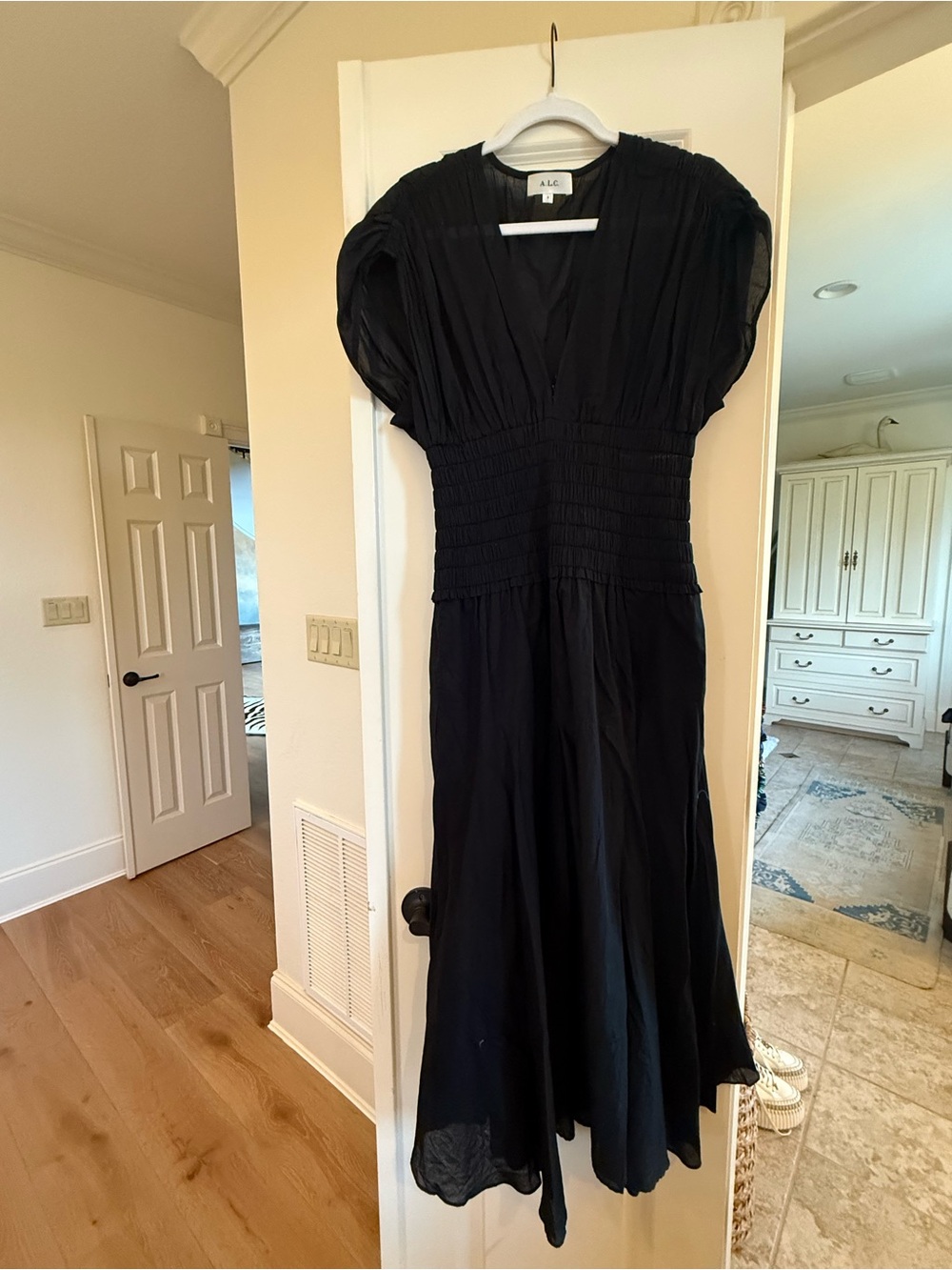 A.L.C. Black Luna Dress Size 4